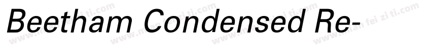 Beetham Condensed Re字体转换